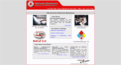 Desktop Screenshot of drk-oberhausen-rheinhausen.de